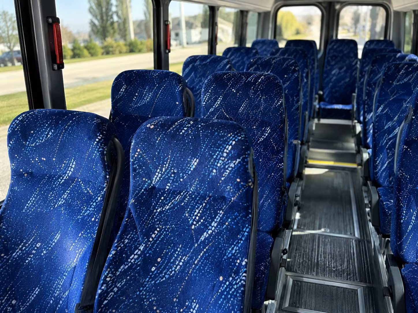 15 passenger minibus interior