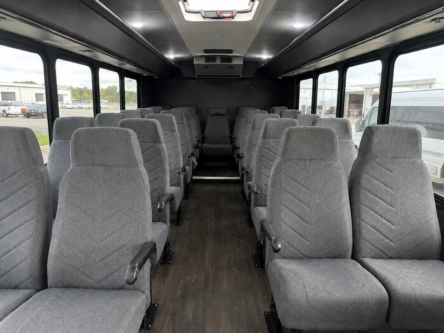 18 passenger minibus interior