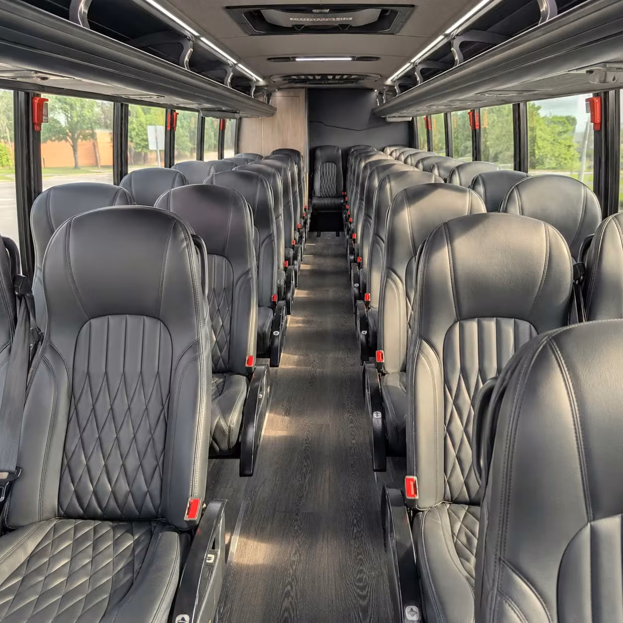 25 passenger minibus interior
