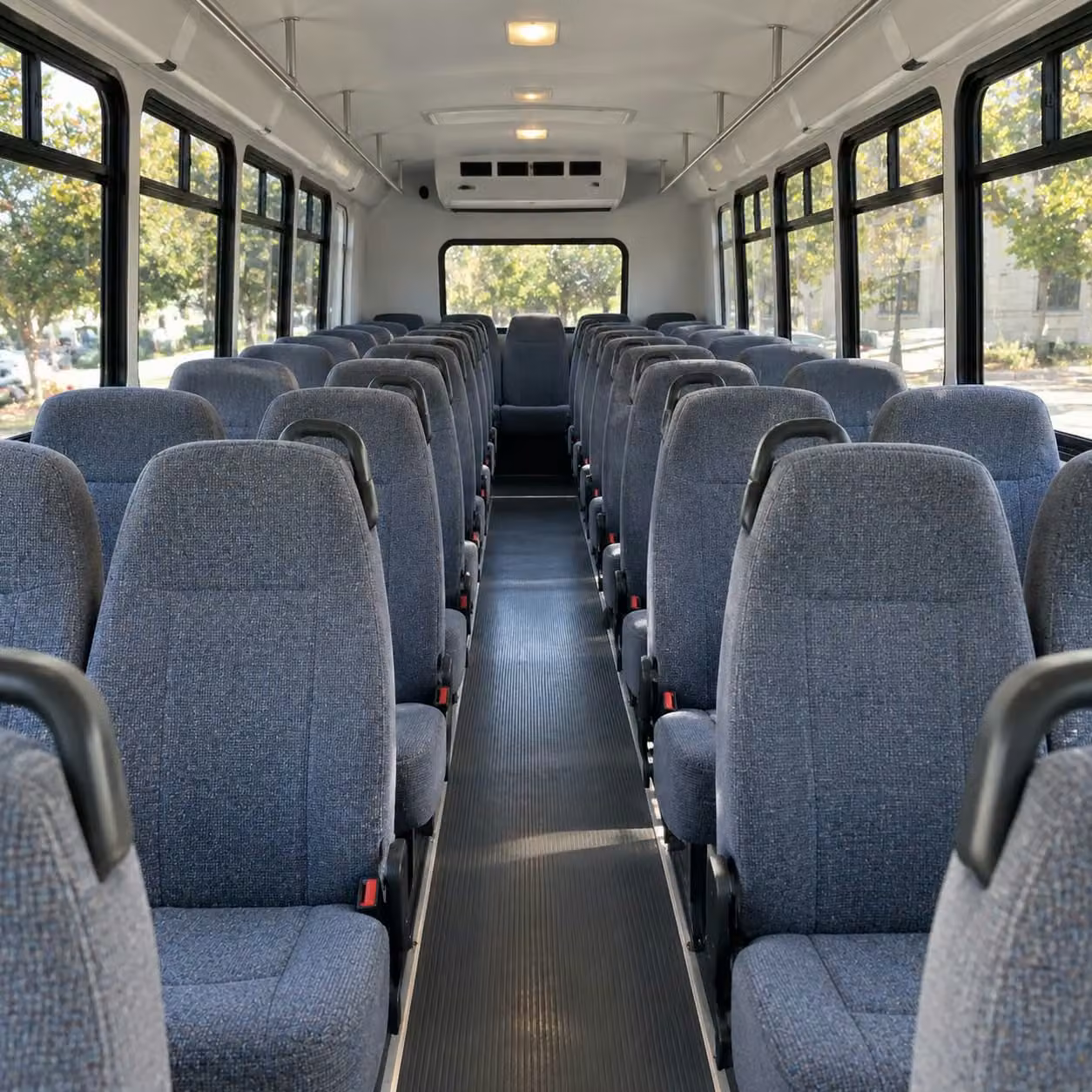28 passenger minibus inside