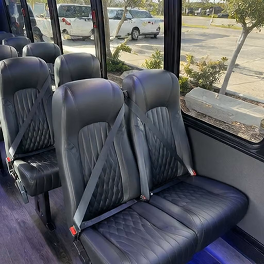30 passenger minibus inside