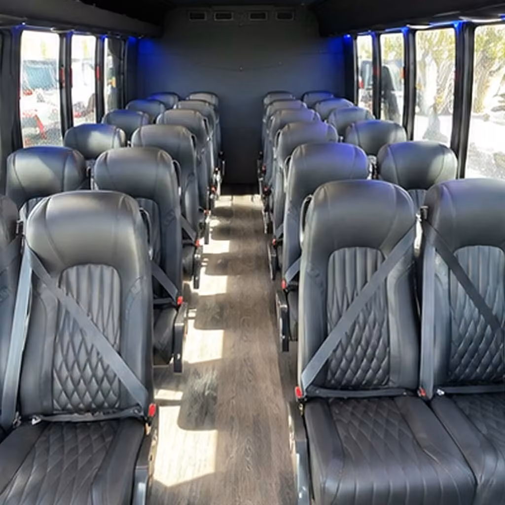 30 passenger minibus interior