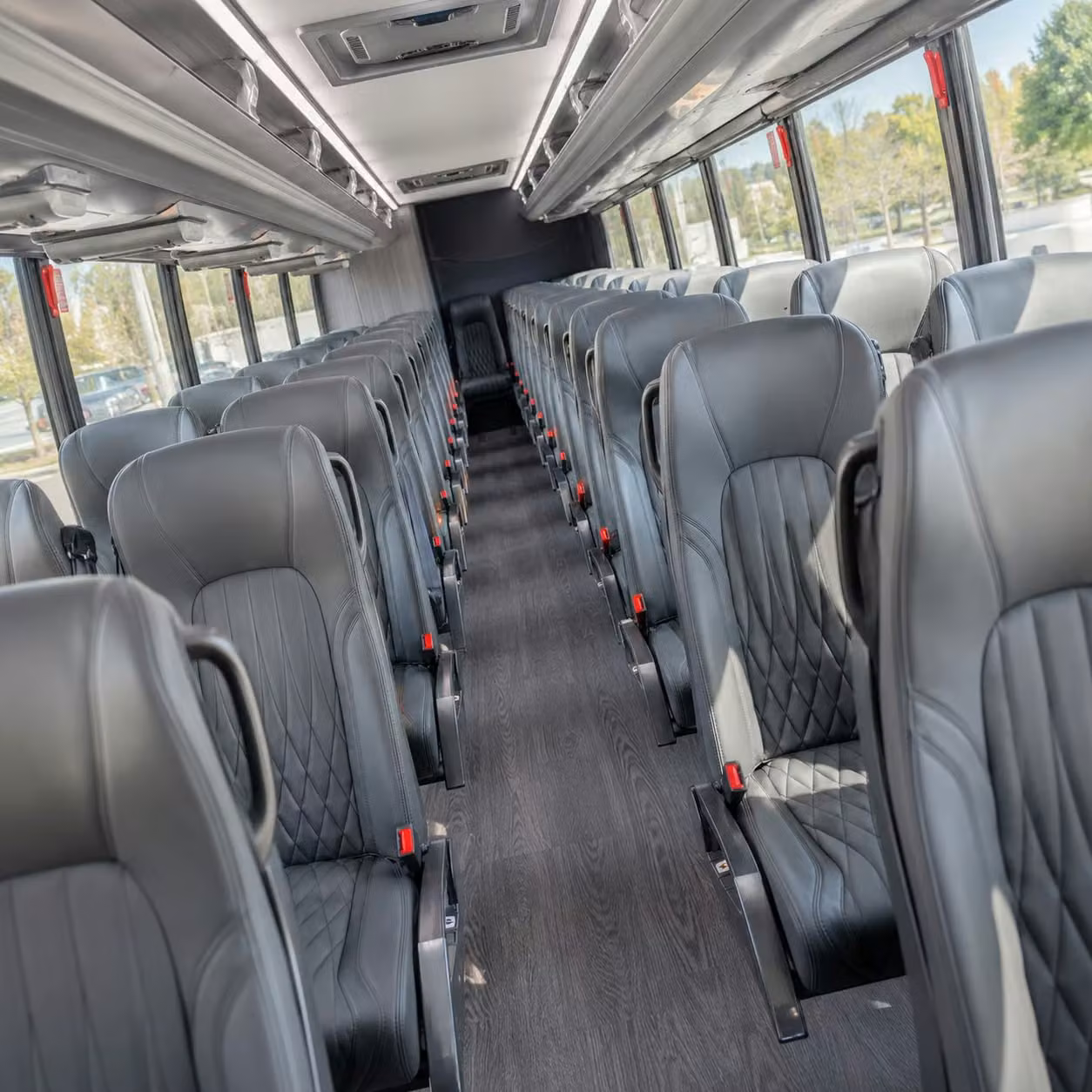 35 passenger minibus inside