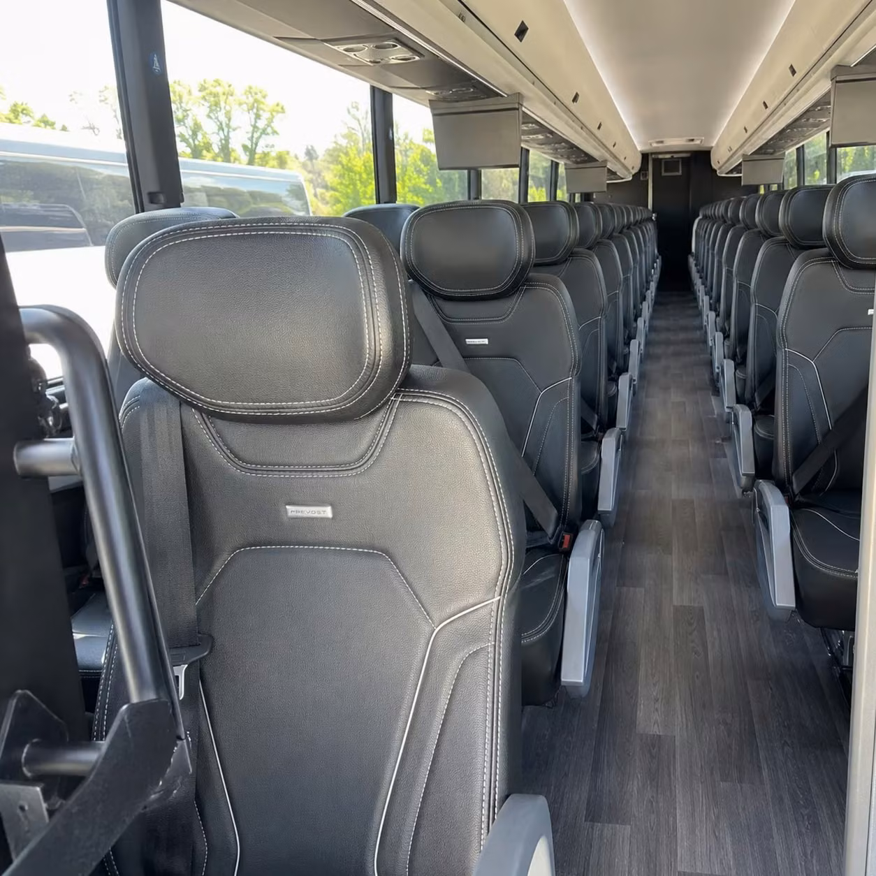 new orleans charter bus interior