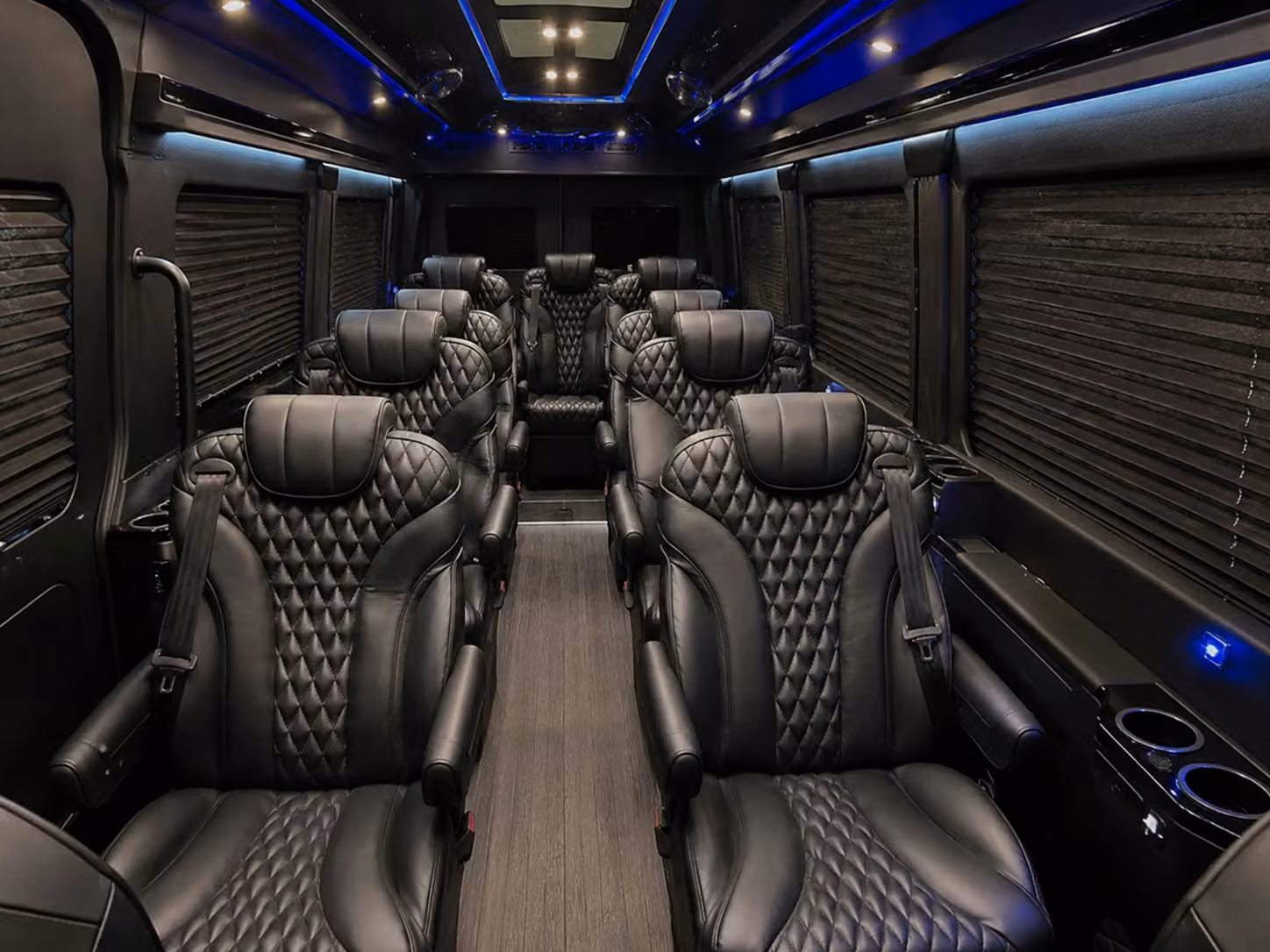 sprinter van with driver inside
